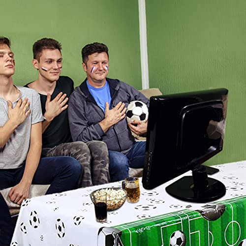 Toalha de Futebol - de mesa com tema de futebol - Suprimentos de festa de aniversário esportivo para