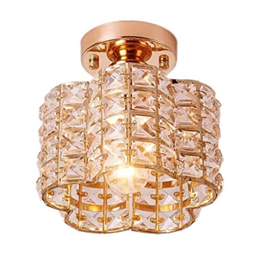 Plafond creative LED en fer et verre pour couloir et porche moderne