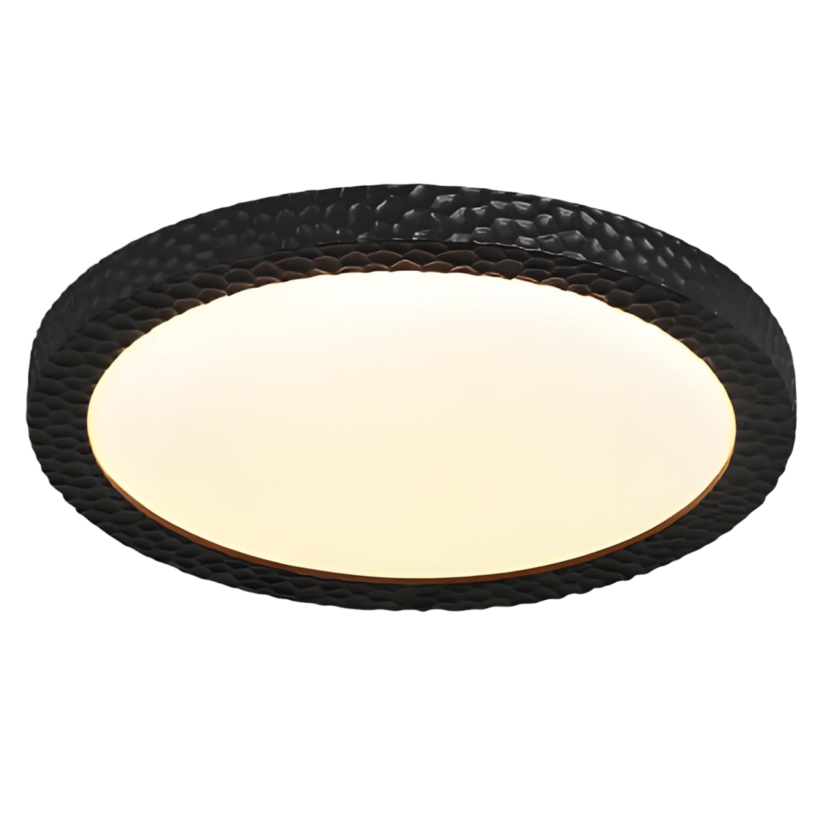 WLBHWL LED Flush-Mount Ceiling Light, 16.7 Inch 36W Hardwire Lighting Fixtures, Ultra Thin Round Close-to-Ceiling LED Light for Kitchen Porch Bedroom Hallway Stairwell Basement
