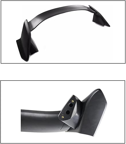 Miniatura 7 de Compatibilidad de alerón trasero con Civic 10 generación 2016-2021 Tapa trasera del maletero Alerón Ala JDM Type-R Estilo ABS Primer Negro