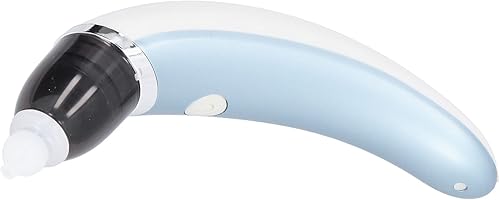 Aspirador nasal para bebé, limpiador de nariz eléctrico seguro higiénico y rápido con puntas de silicona, succión de nariz recargable por USB, 5