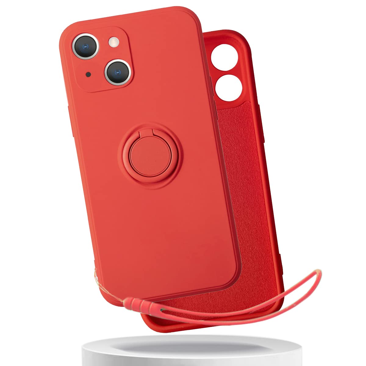 Amazon.co.jp: 適用 iphone 15 plus ケース リング付き アイフォン 15 