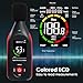 Decibel Meter Sound Level Data Logger, Portable SPL Meter Noise Monitor with Data Logging & Graph Printing, A/C Weighted, 30~130dB, Fast/Slow, MAX, Data Hold, 3-Color Alarm for Noisy Neighbor Factory