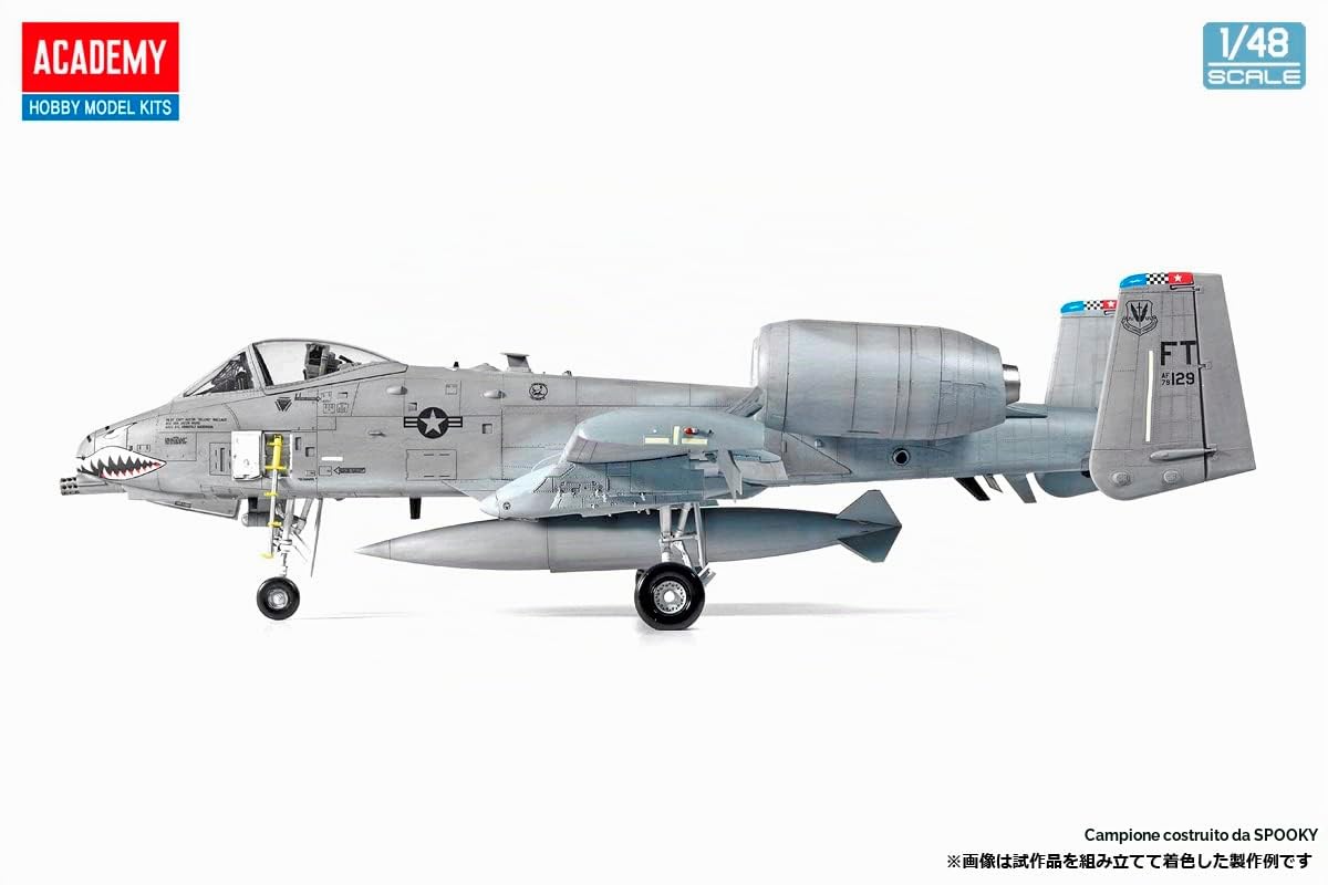 Academy 120116 492348 1/48 USAF A-10C 75Th Fs Flying Tigers, Multicolore