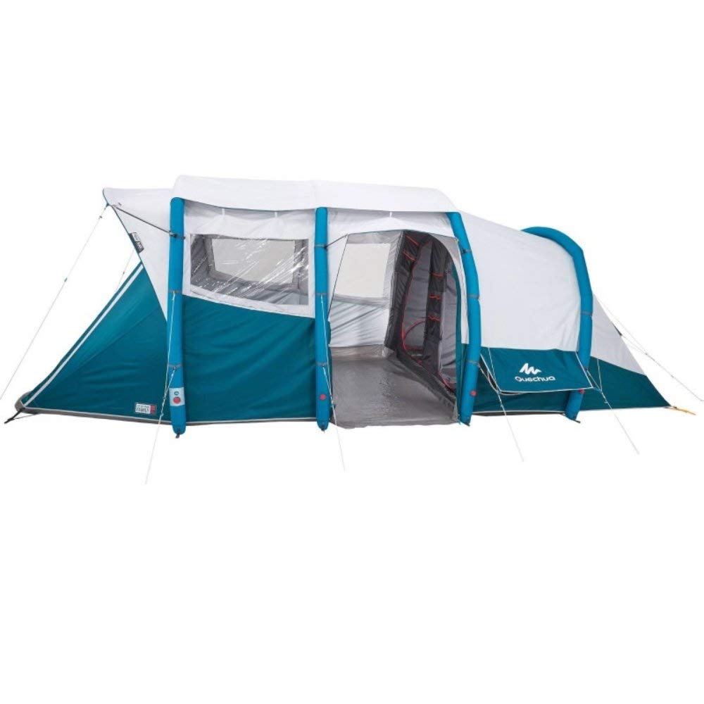 Quechua Air Seconds 6.3 XL Campingzelt Fresh & Black Familienzelt fr 6  Personen, blau / wei : Amazon.de: Sport & Freizeit