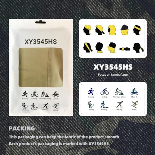 Image of Camo Balaclava Face Mask for Man and Women-Hunting，Skiing，Motorcycle Windproof，UV Protection&Military Training