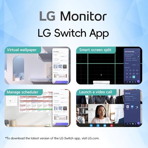 Image of LG 32 inch QHD IPS Monitor, 2560 x 1440, 100Hz, HDR10, 99% sRGB, USB-C with 15W Power Delivery, 3-Side Borderless Design, Dynamic Action Sync, Tilt Adjustable for Home Office and Productivity