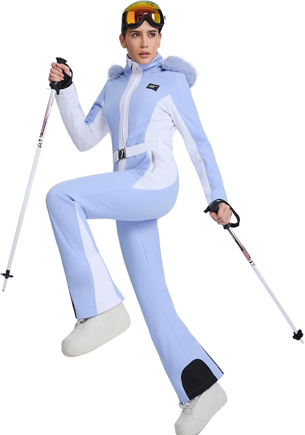 Women's One Piece Ski Suit Snowsuits Snowboard Suits Snow Outfits Jumpsuits