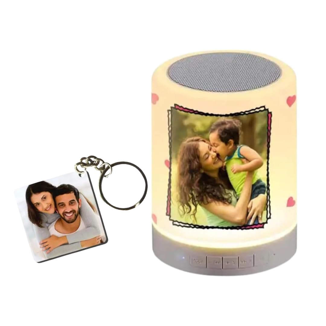 Personalized lamp Bluetooth Speaker with Key Chain, – Stylish Bluetooth Speaker with Photo Customizable Night Light,Portable, Wireless, Perfect for Home, Office, & Outdoor Use – Great Gift Idea-image-25