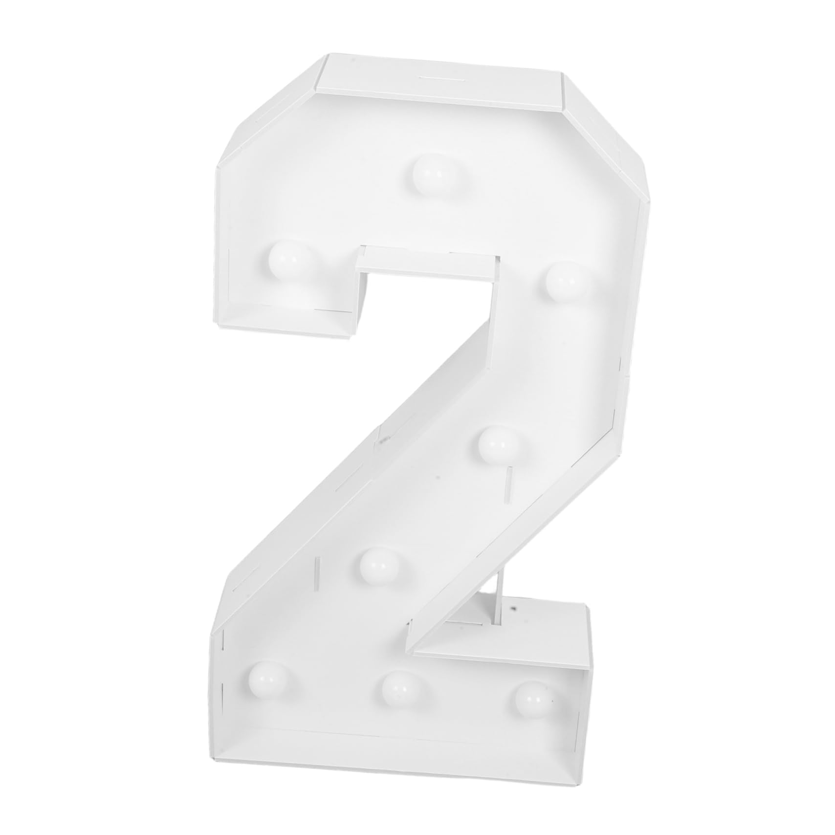 Cabilock 1 Juego De Números Iluminados LED Para Cumpleaños, Alto Brillo, Fácil Instalación, Números De Casa Iluminados Para Fiestas Infantiles Y Reuniones Familiares.