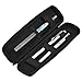 Mudder Hard Shell Pencil Case Stylus Pen Case Holder Slim Pen Case Small Travel Pen EVA Pocket Pencil Case for Executive Fountain Pen Mechanical Pencil Ballpoint Pens, Black