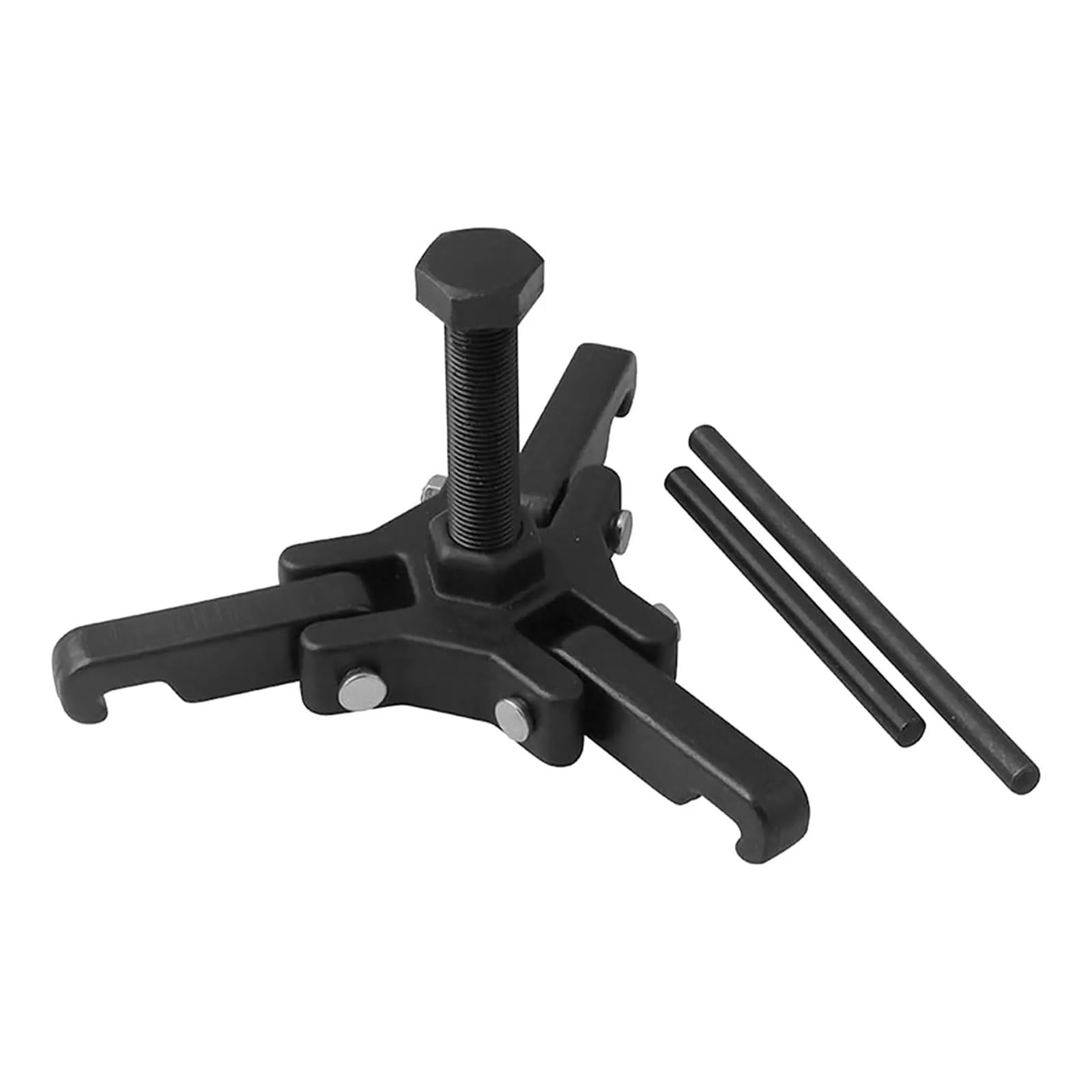 Xuanqingyi Store Juego de extractores de equilibrador armónico compatible con polea de cigüeñal Extractor de poleas de acero compatible con coches Oldsmobile Van Suvs Quitar poleas amortiguadoras