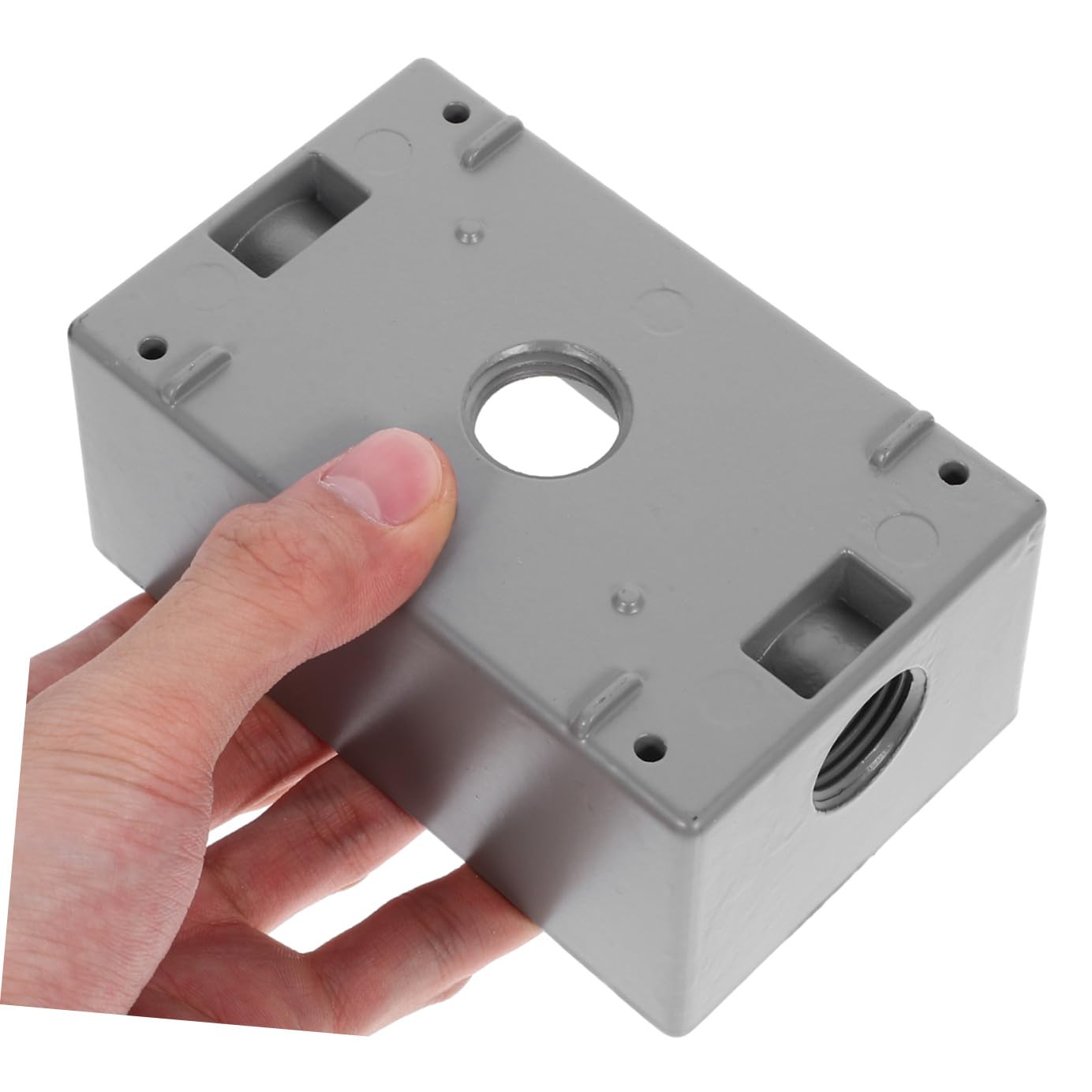 Uonlytech 2 Piezas Caja Impermeable Para Exteriores Cubierta Para Enchufe De Cable Conector De Cable Impermeable Enchufe Exterior Enchufe Impermeable Enchufe De Aleación De Aluminio