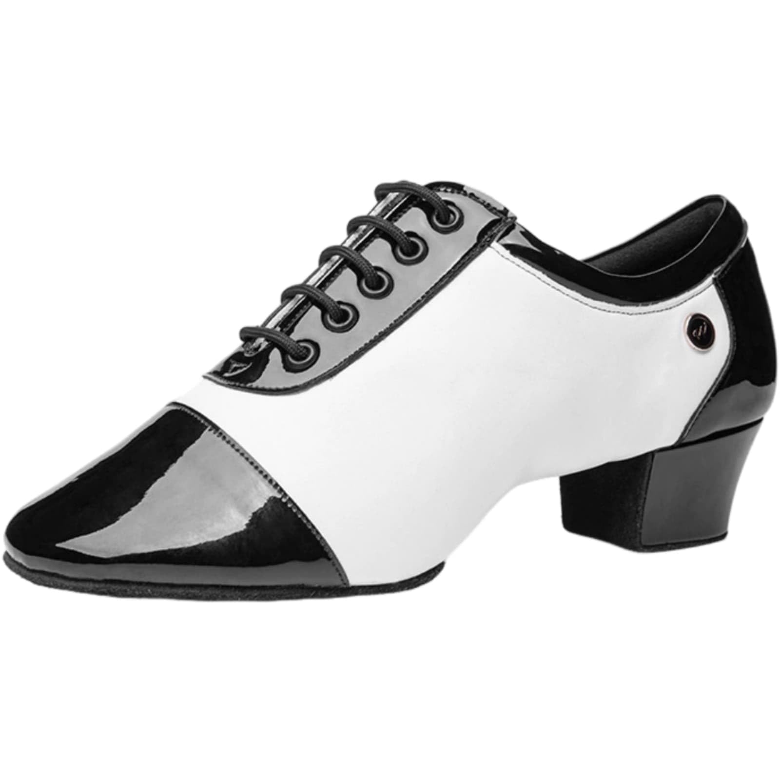 Morbuy Scarpe da Ballo Latino Uomo con Lacci Tacco 3,5 cm | Scarpe Ballo con Tacco Basso e Suola in Pelle Scamosciata Antiscivolo EU 35-44 per Indoor Salsa Tango Chacha Bachata Danza