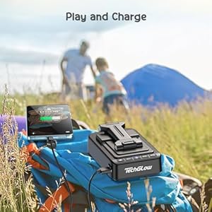 TechGlow Gifts for Men Women Foldable Cellphone Stand with Bluetooth Speaker Power Bank 360° Rotatable Phone Stand Birthday Gift Idea for Mom Dad Cool Tech Gifts TechGlow Gifts for Men Women Foldable Cellphone Stand with Bluetooth Speaker Power Bank 360 Rotatable Phone Stand Birthday Gift Idea for Mom Dad Cool Tech Gifts