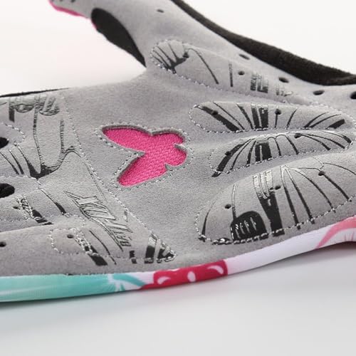 Luvas femininas de ciclismo DuShow Full Finger para ciclismo, luvas de ciclismo de tela sensível ao
