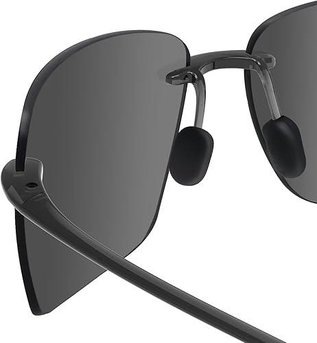 Miniatura 7 de JULI Gafas de sol deportivas para hombres y mujeres, marco Tr90 sin bordes para correr, pesca, golf, surf, conducción MJ8009