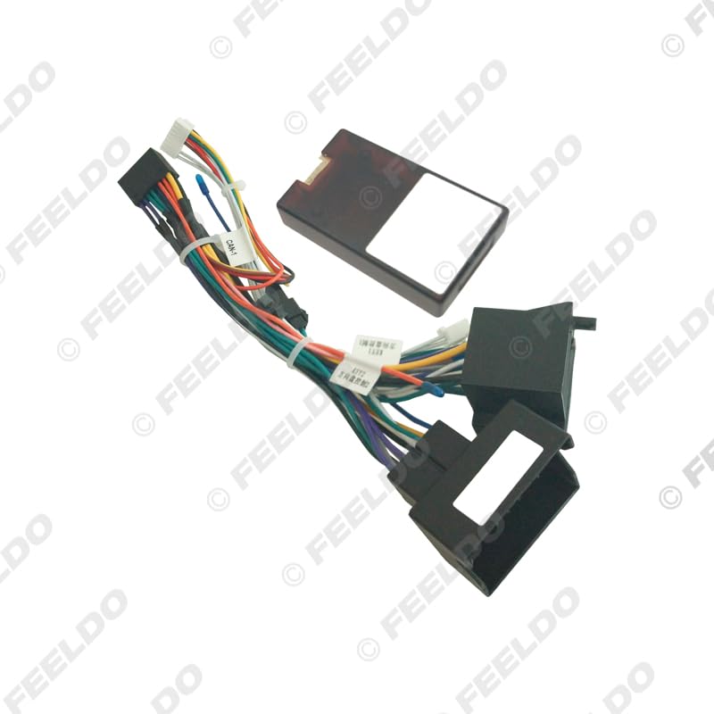 Car for Audio Wiring Harness with Canbus Box for Mercedes-Benz B200 Aftermarket 16pin CD/DVD Stereo Installation Wire Adapter - (Color Name: B only canbus Box)