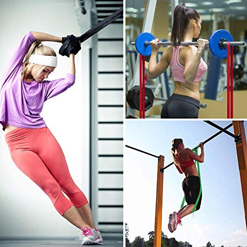 Marsolly Pull Up Assistance Resistance Exercise Bands By Functional Fitness Loop Workout Bands For Stretching, Powerlifting #TOP5