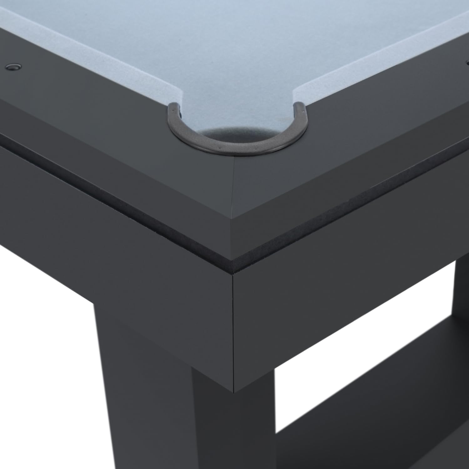 CONCEPT USINE | Table Multi-Jeux Billard et Ping-Pong Denver | Design Moderne Bois Noir | Table de Jeu ou Repas Salle à Manger | Matériaux de Qualité | en Famille ou Entre Amis | Accessoires Inclus
