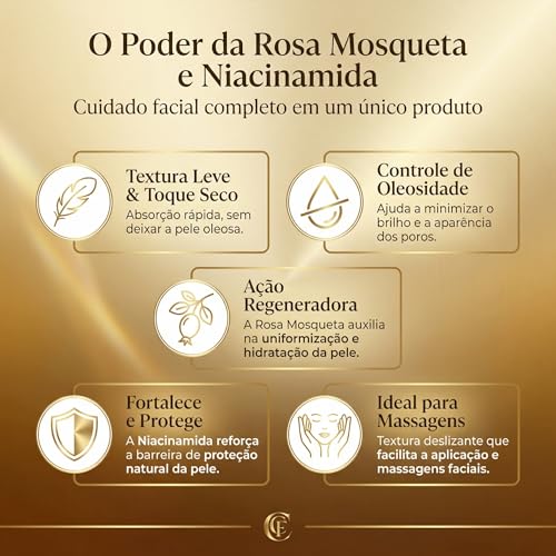 Creme Hidratante Facial Toque Seco, com Rosa Mosqueta e Niaciamida -100g | Hidramais - Imagem 3