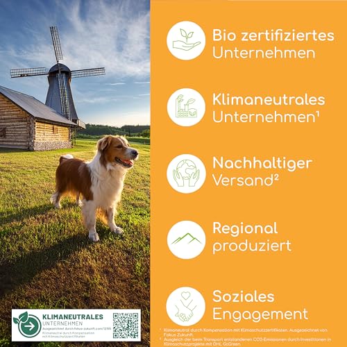 Welpen Shampoo Sensitiv für Hunde – pH-neutral, ohne Parfüm, für Langhaar und Kurzhaar, 100% pflanzliche Wirkstoffe - Bei Schuppen, Juckreiz und Milben, 100ml