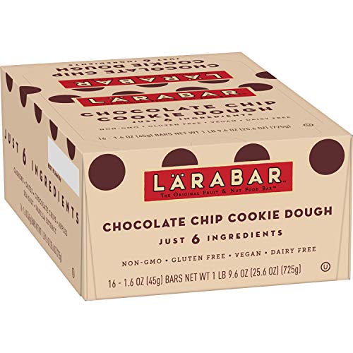 Image for Larabar, Gluten Free Bar, Chocolate Chip Cookie Dough, Vegan (16 Bars)