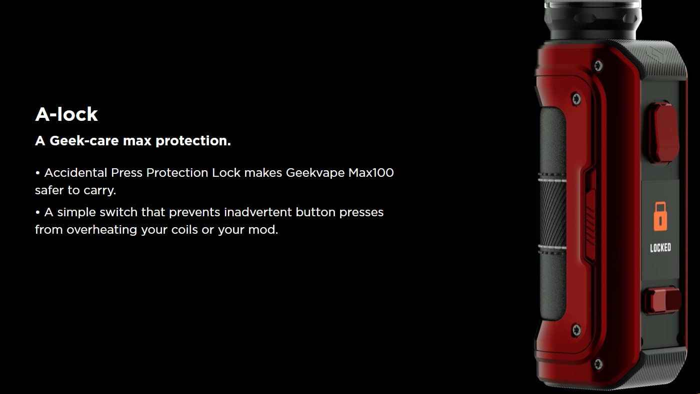 GEEKVAPE MAX100 Box Mod Aegis Max 2 Mod 100W con sigaretta elettronica a schermo intero da 1,1 pollici Mod Supporto Z Sub Ohm Tank - senza nicotina