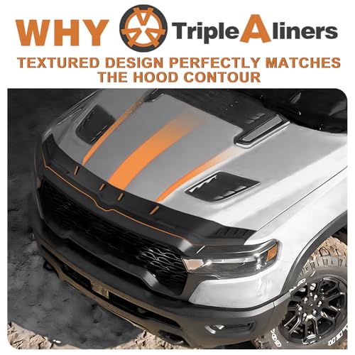 Image of TripleAliners Hood Bug Deflector Protector for 2019-2025 2026 Ram 1500
