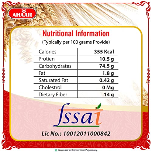 Image of Ahaar Super Atta 10Kg | 100% Natural MP Sharbati Wheat Flour