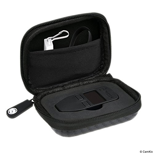 Image of CamKix Protective Case for Trezor One Bitcoin /Cryptocurrency Wallet Including USB Strap for Transport, Power and Data Transfer - Durable Nylon Hardshell Case with Mesh Pocket - Light, Secure