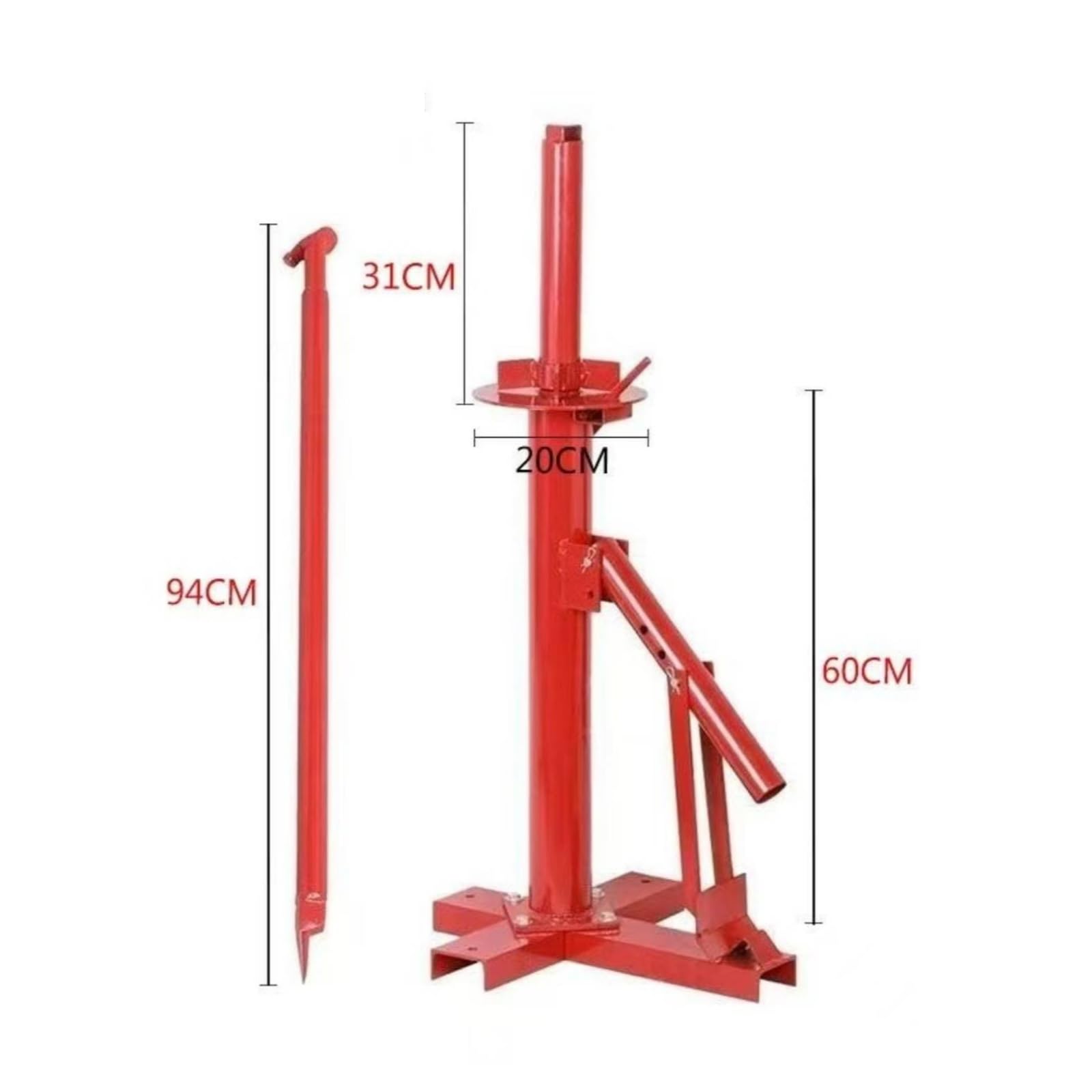 Smontagomme Manuale Stabile Strumento Durevole, Smontagomme con Leva, Pratico, Smonta Pneumatici, per Garage, Automobilisti, Meccanici