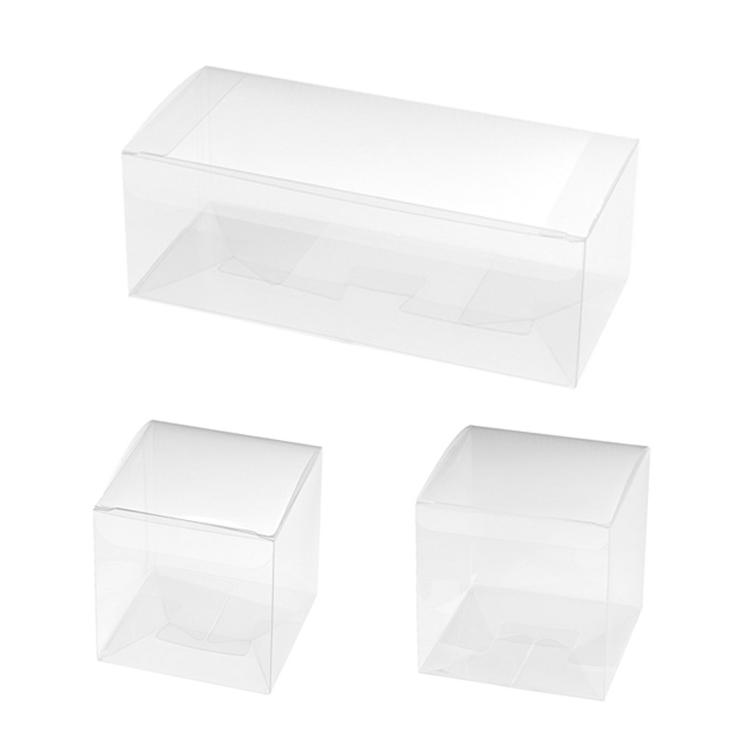 Amazon.co.jp: ヘッズ 日本製 PET クリア ギフト ボックス 75×30×75mm