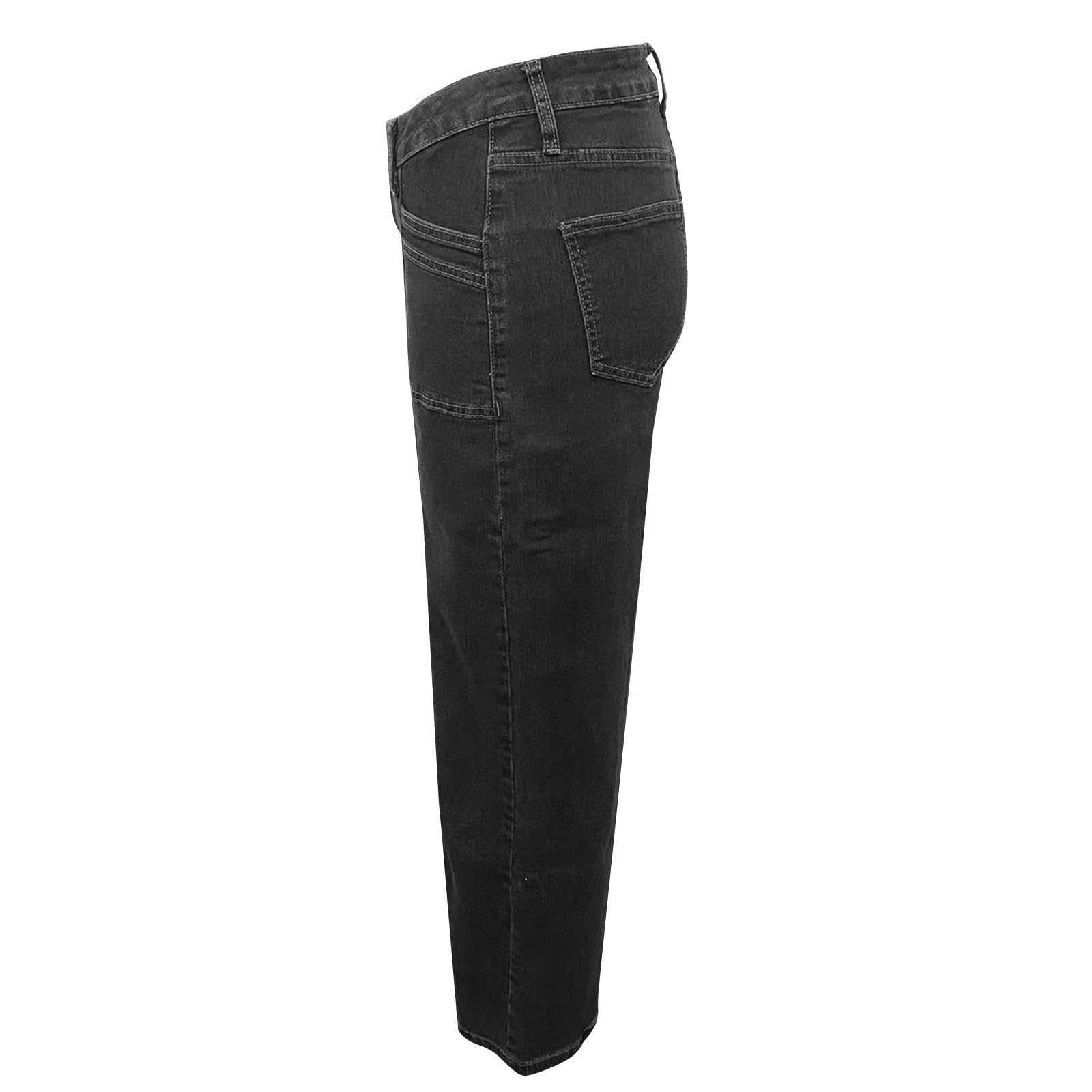 Jeans Baggy Donna Jeans Vita Alta Larghi Curvy Pantaloni Elasticizzati Leggeri Gamba Larga Taglie Forti Pantaloni Denim Baggy Casual Palazzo Wide Leg Pantalone Tempo Libero Y2k Vintage