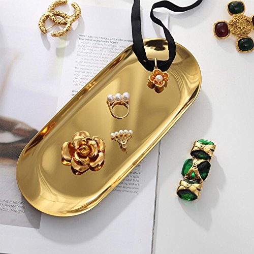 PuTwo Oval Stainless Steel 7'' x 3.2'' Bathroom