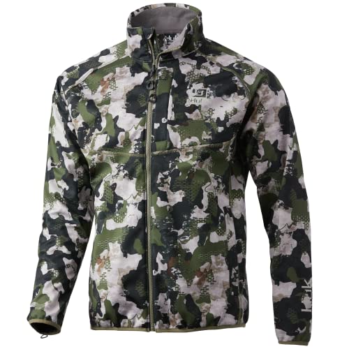 HUK Men's Standard ICON X Soft Shell Jacket | Windproof & Water Resistant Zip, Refraction Hunt Club, X-Large HUK Men's Standard ICON X Soft Shell Jacket | Windproof & Water Resistant Zip, Refraction Hunt Club, X-Large