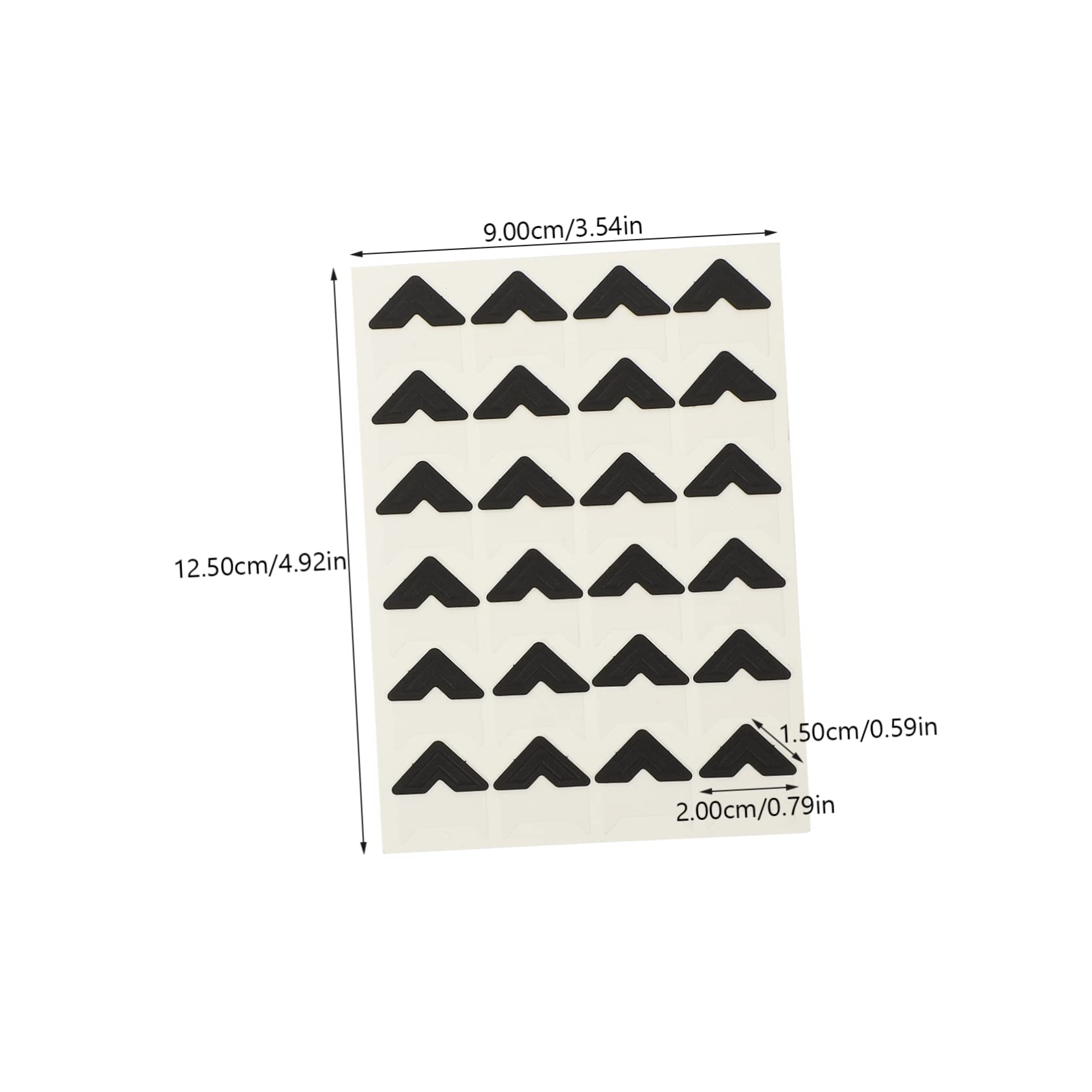 NUOBESTY 50 Hojas Accesorios Para Álbumes De Fotos Diy Múltiples Esquinas De Fotos Tipo Pasta 10 Hojas/240 Piezas Embaladas Esquinas De Fotos Autoadhesivas Abrir La Ventana Tarjeta Papel