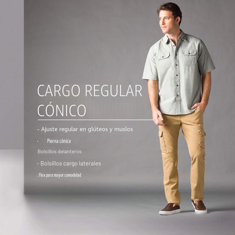 Wrangler Authentics Pantaloni Cargo Affusolati Regolari - Pantalones Hombre