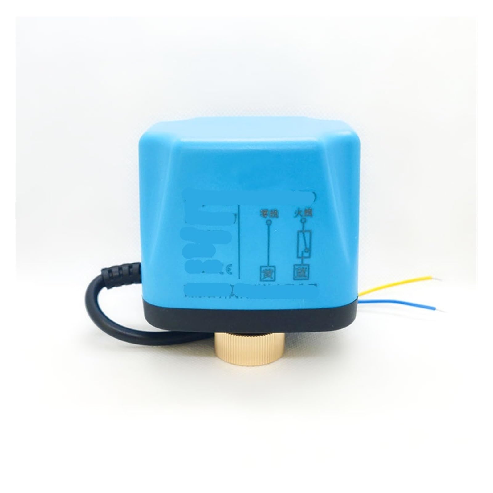 VSPPJYFG DN15-50 Electric Ball Valve Actuator Motor Two-Wire AC220V DC24V DCV12V Electric Valve Actuator(Normal Closed,12VDC)