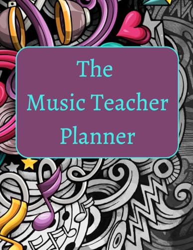 The Music Teacher Planner- A full year plan book for lesson, meetings, and concert planning: Modern Music Design image 2