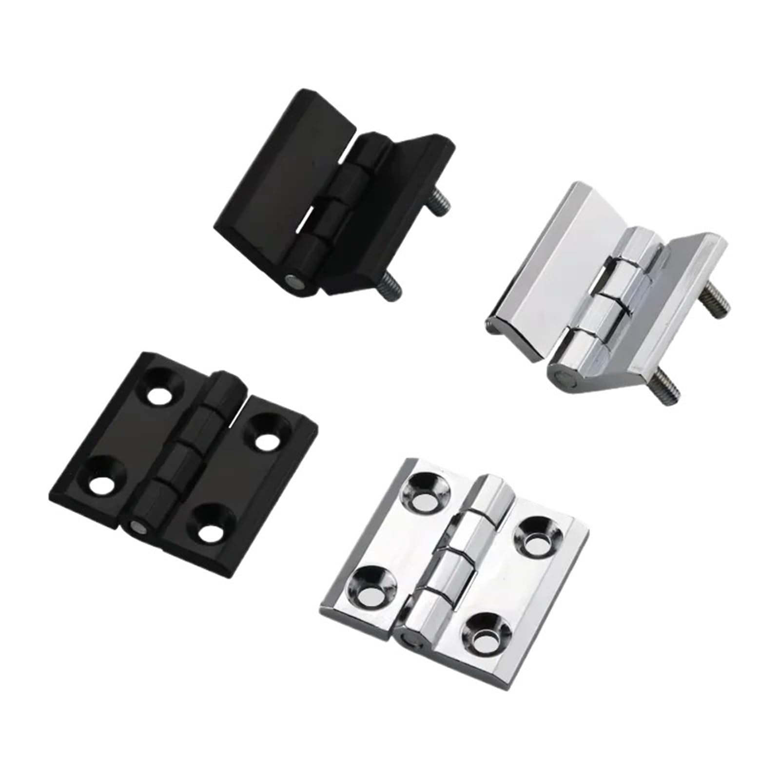 Kdhcvkz Black 1Pcs Zinc Alloy Hinges Door Hinges(Black)