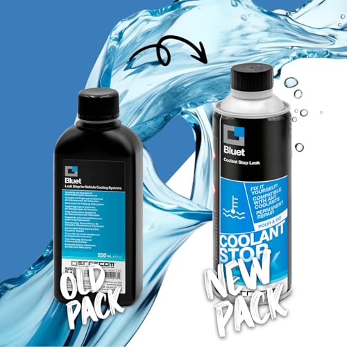 ERRECOM Bluet, Sellador de Fugas para solucionar Las pérdidas del Radiador y de los Sistemas de enfriamiento de los automóviles y motociclos, farasco del 250 mL - imagen 4