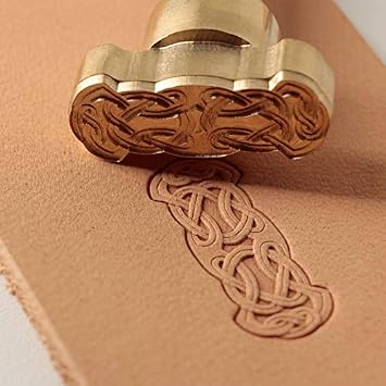DandS ltd Leather Stamp Tool, Celtic Knot, Steel, #297