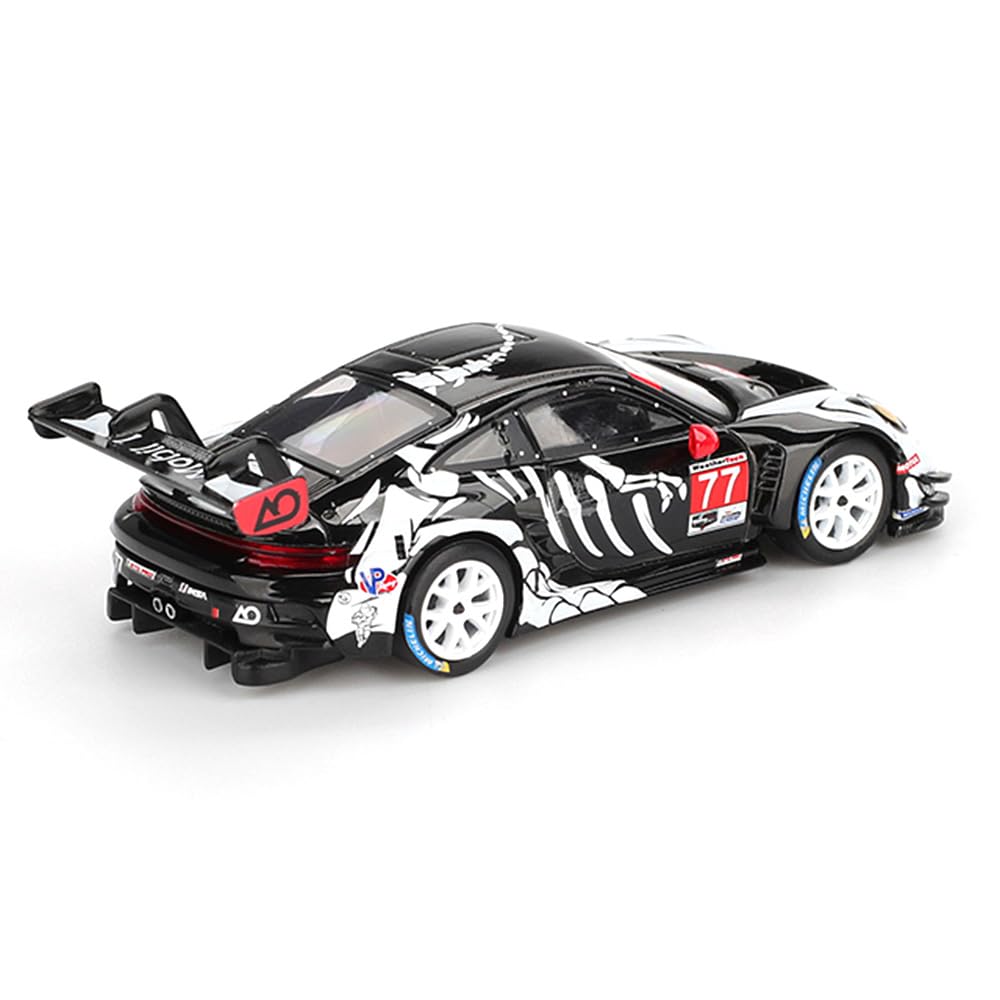 1:64 Scale Diecast Model Car Compatible with Porsche 911 GT3 R #80