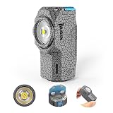 WUBEN X0 Rechargeable Mini Flashlight with Magnet, 900 Lumens Pocket EDC Flashlights, 175° Floodligh
