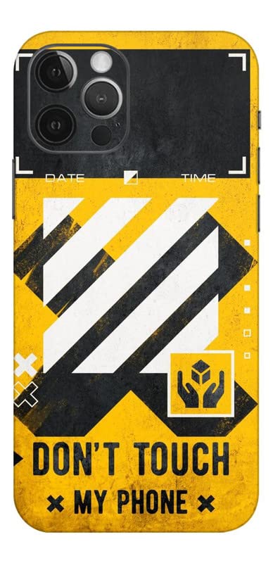 Image of Mobile Skin Sticker Compatible with Apple iPhone 12 Pro Skin Not Back Cover, Camera & Back Protector Mobile Skin Wrap; iPhone 12 PRO-KE-130