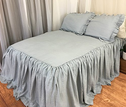 Duck Egg Blue Bedspreads handmade in 