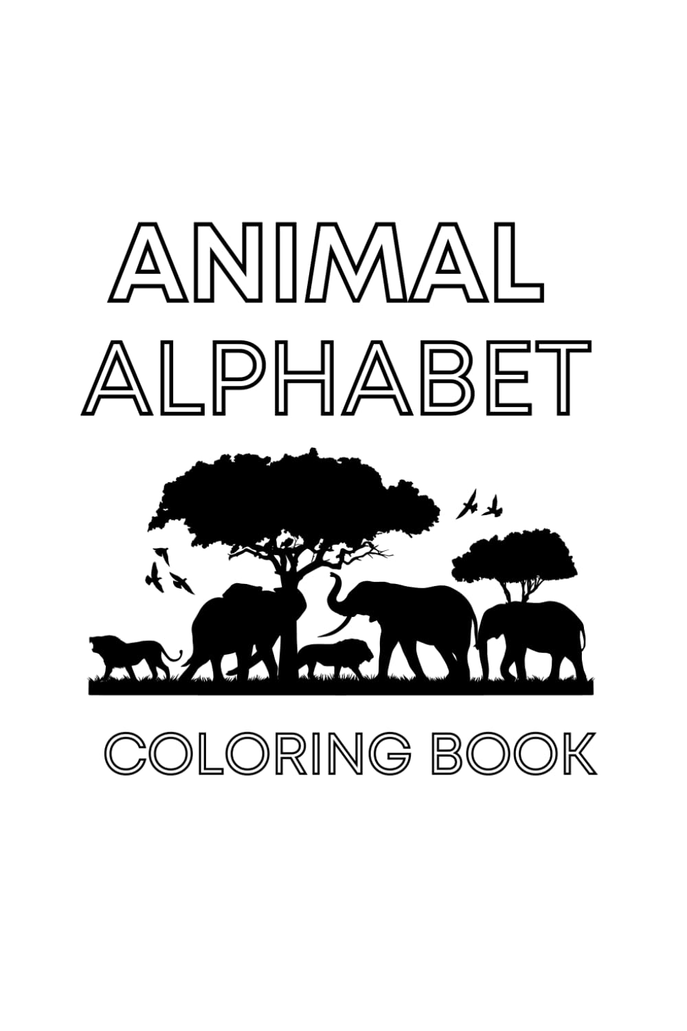 A-Z Animal Trace & Color Book