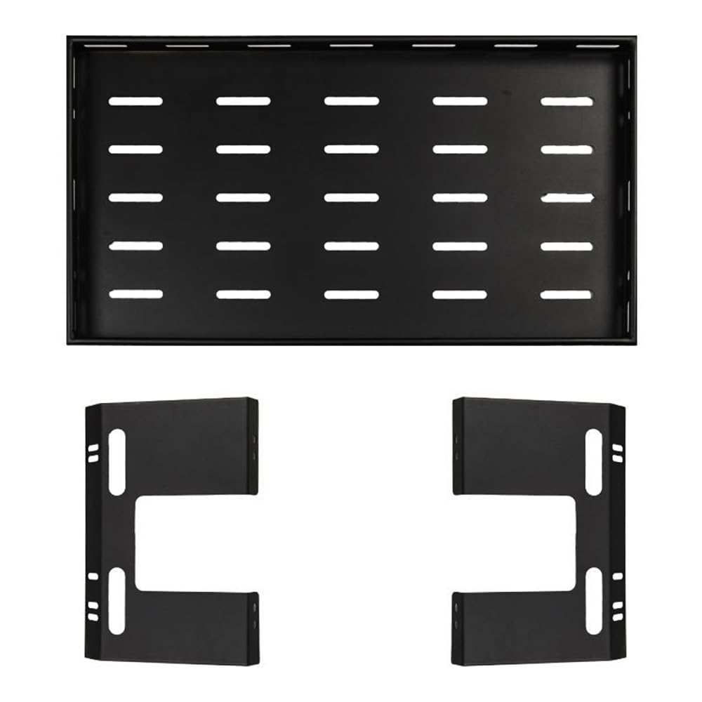 JSCARLIFE Heckklappen-Kofferraum-Gepäckträgerkorb-Ablage für Wrangler JK JL 4-Türer Hardtops, robuster Stahl-Innenraum-Organizer mit 136 kg Kapazität – einfache Montage (für 2007-2025 J-eep Wrangler