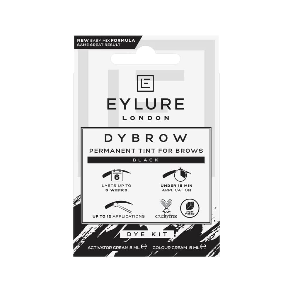 EylureDYBROW Eyebrow Dye Kit - Black (Packaging may vary) 5ML